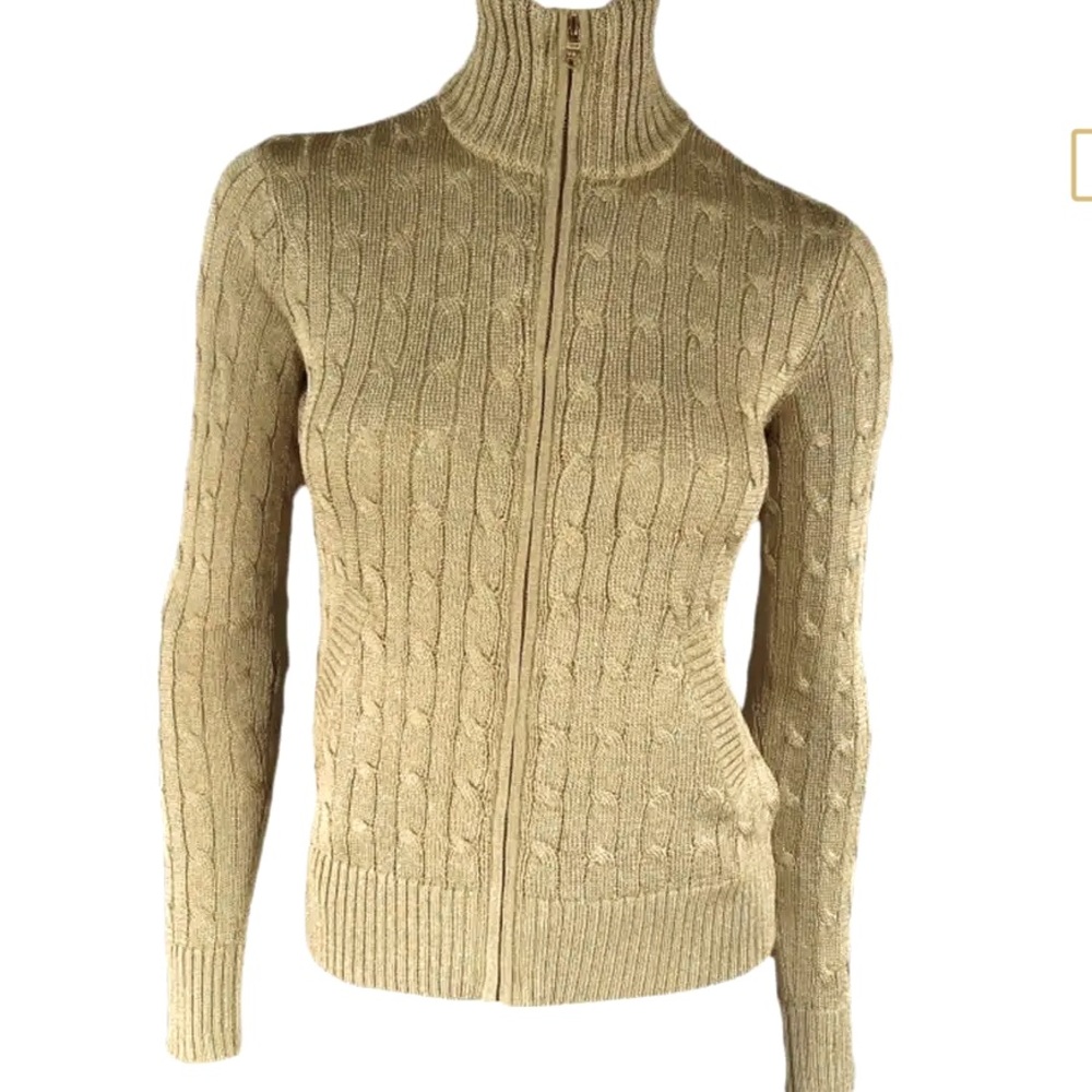 Fabulous BLACK LABEL RALPH LAUREN sweater jacket